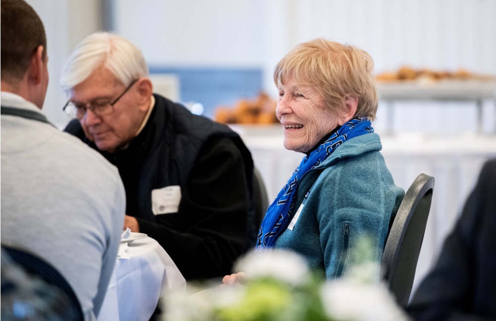 Sue Neat smiling from the side